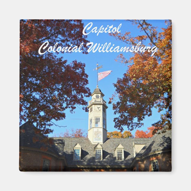 Capitol, Colonial Williamsburg Magnet (Front)