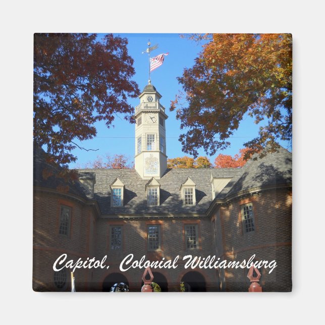Capitol, Colonial Williamsburg Magnet (Front)