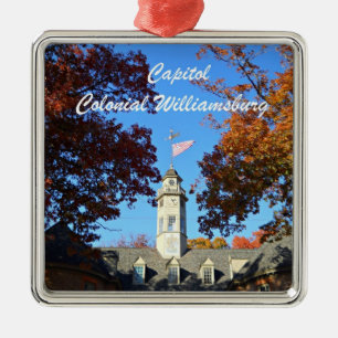 Capitol, Colonial Williamsburg Metal Ornament