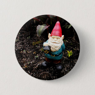 Capitol Garden Gnome 2 Inch Round Button
