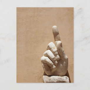 Capitol Museum, hand  from emperor constantine Postcard