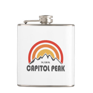 Capitol Peak Hip Flask