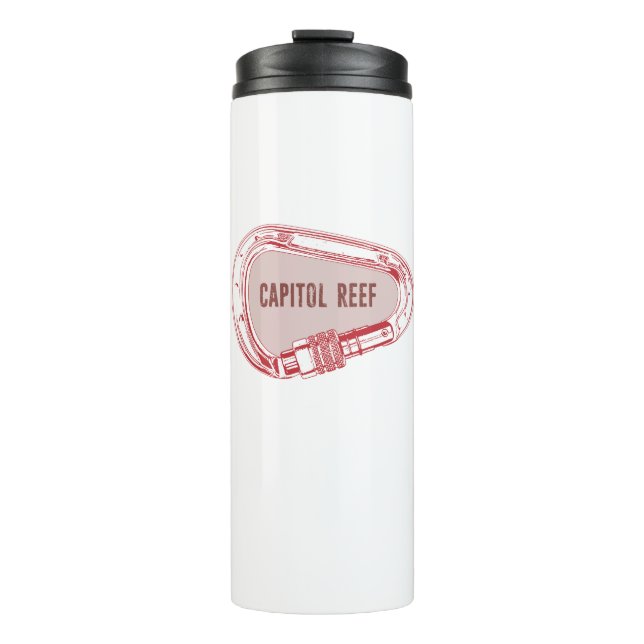 Capitol Reef Climbing Carabiner Thermal Tumbler (Front)