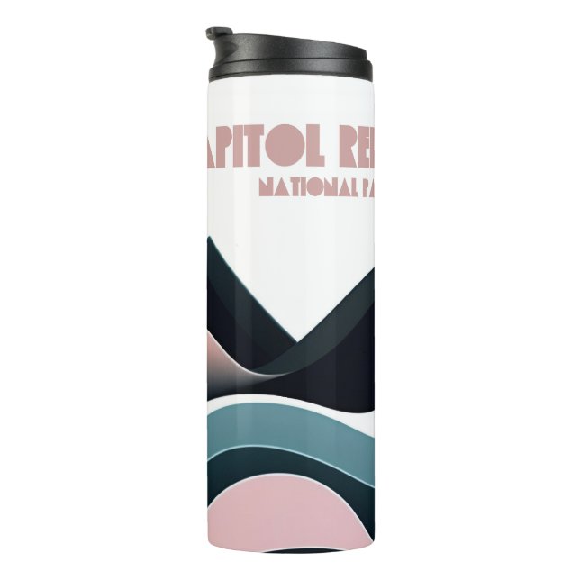 Capitol Reef National Park Coloured Hills Thermal Tumbler (Rotated Right)