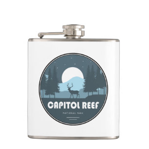 Capitol Reef National Park Deer Hip Flask