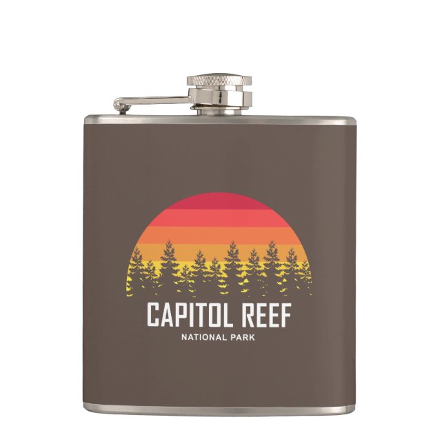 Capitol Reef National Park Hip Flask (Front)