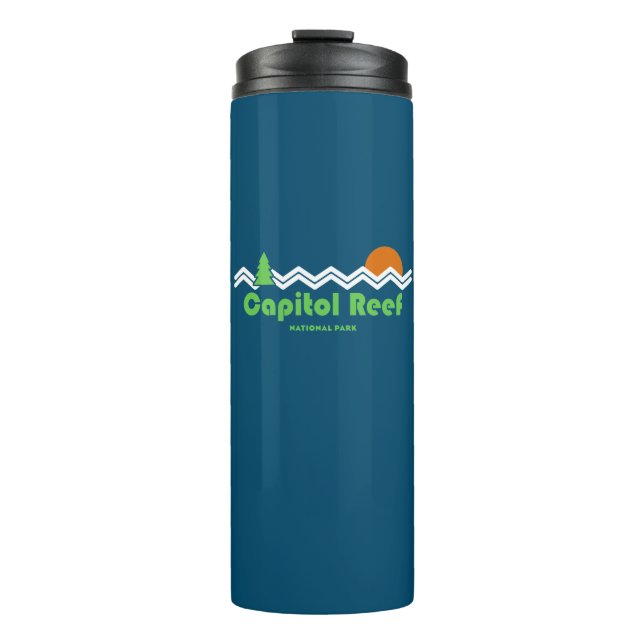 Capitol Reef National Park Retro Thermal Tumbler (Front)