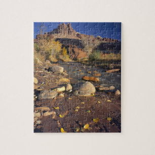 CAPITOL REEF NATIONAL PARK, UT, US, Cottonwood Jigsaw Puzzle
