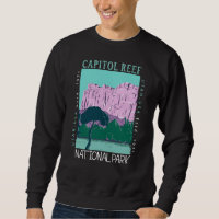 Capitol Reef National Park Utah Distressed Retro