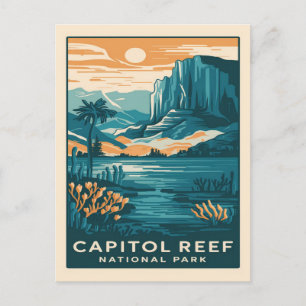 Capitol Reef National Park Utah Postcard