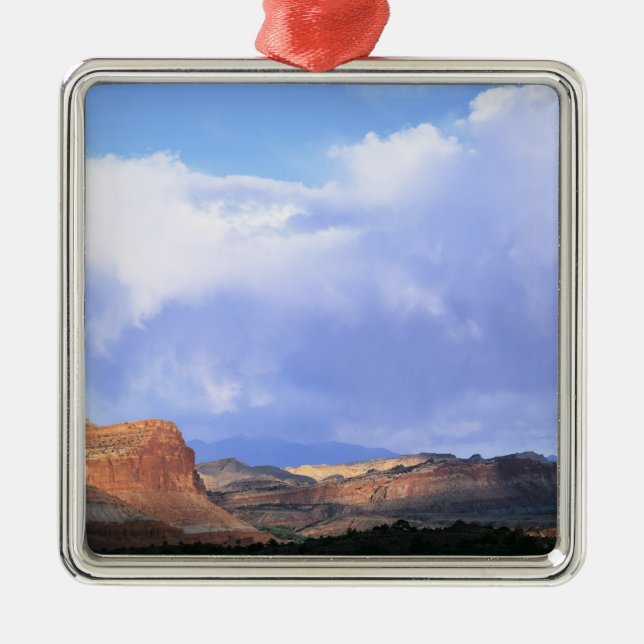 Capitol Reef National Park, Utah. USA. Cumulus Metal Ornament (Front)