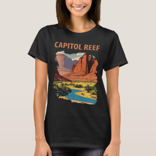 Capitol Reef Red Rock Desert Travel T-Shirt