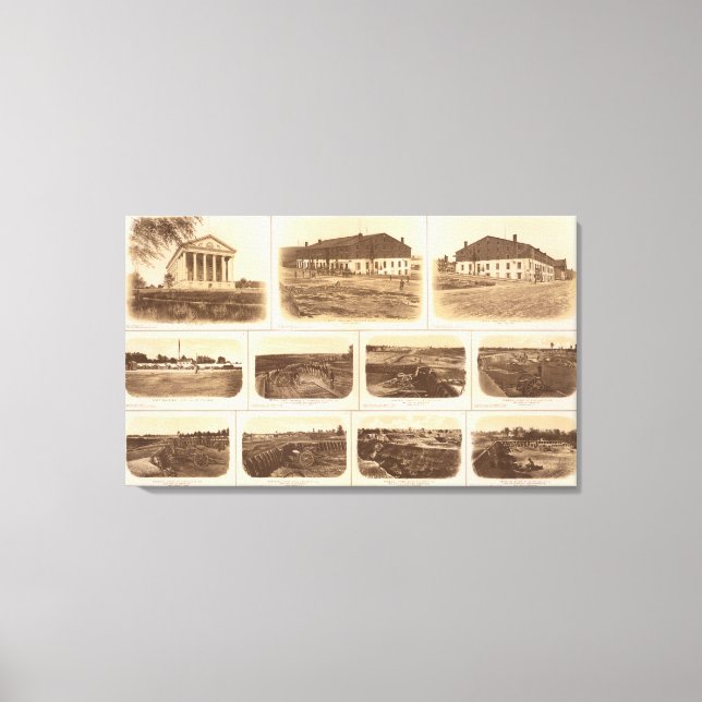 Capitol, Richmond Libby Prison Canvas Print (Front)
