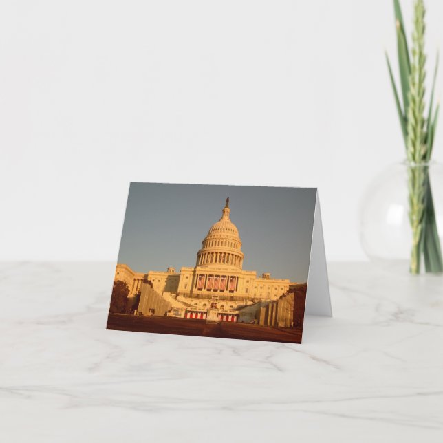 Capitol Sunset Notecard (Front)