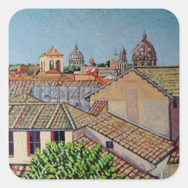 Capitoline Hill 2008 Square Sticker (Front)