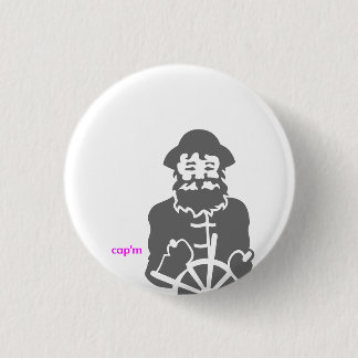 cap'm 1 inch round button