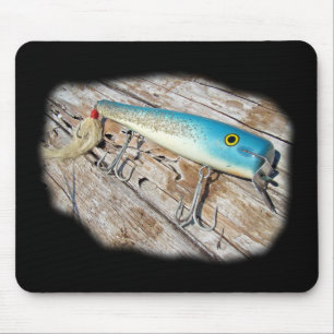 Cap'n Bill's Streamliner Saltwater Vintage Lure Mouse Pad