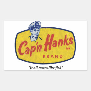 Cap'n Hanks Brand Sticker