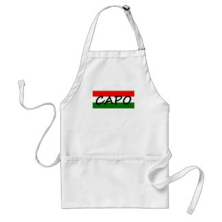 CAPO, capo means BOSS! in italian and spanish, Standard Apron