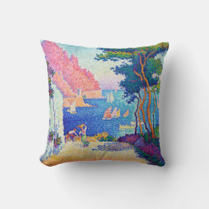 Capo di Noli, Signac Throw Pillow