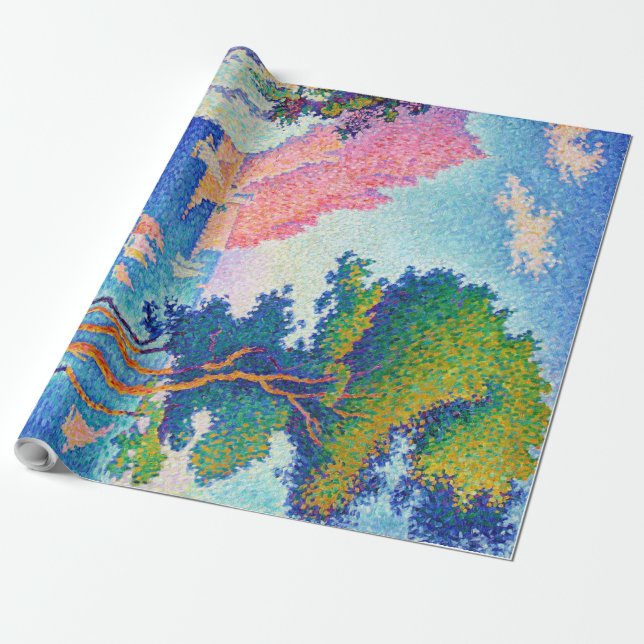 Capo di Noli, Signac Wrapping Paper (Unrolled)