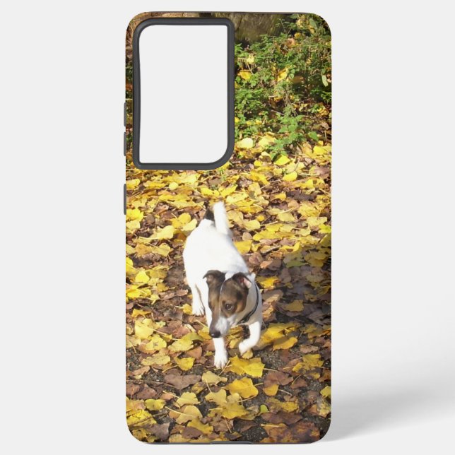 Capo von Oppenheim, Jack Russell Terrier Dog Samsung Galaxy S21 Ultra Case (Back)