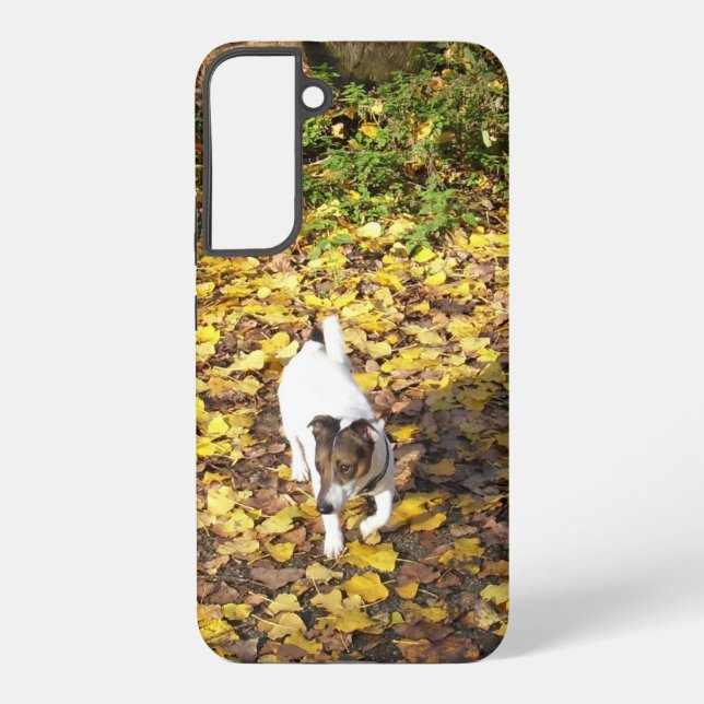 Capo von Oppenheim, Jack Russell Terrier Dog Samsung Galaxy S22+ Case (Back)