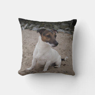 Capo von Oppenheim Jack Russell Terrier, Dog Throw Pillow