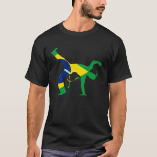 Capoeira Bencao Brazil Flag T-Shirt