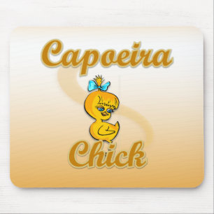 Capoeira Chick Mouse Pad