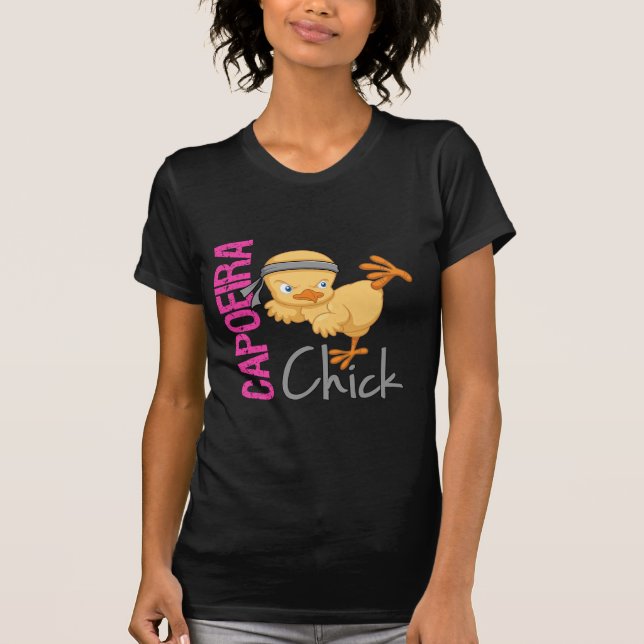Capoeira Chick T-Shirt (Front)