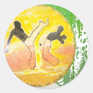 capoeira ginga axe sticker