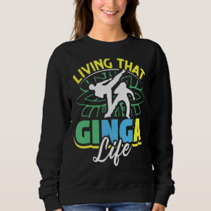 Capoeira Ginga Brazil Flag Capoeira Sweatshirt