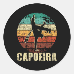 Capoeira - Kickboxing Brazilian Martial Arts Mma T Classic Round Sticker
