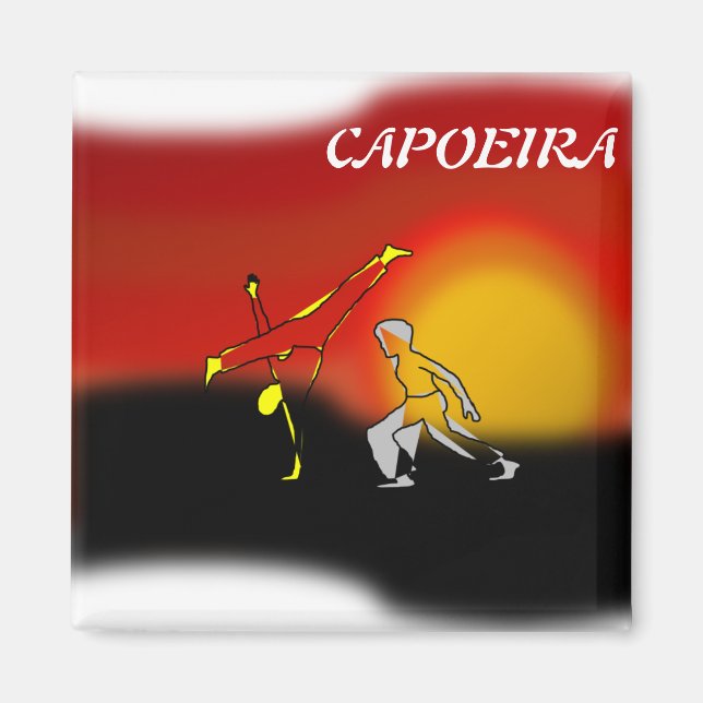 capoeira magnet arts martiaux ax ginga (Devant)