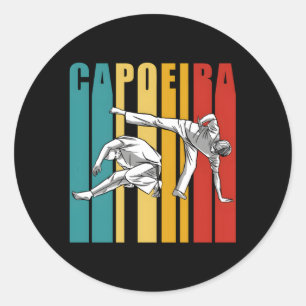 Capoeira Training Mial Brazilian Hobby Classic Round Sticker