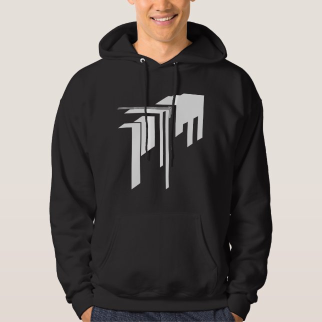Capot fait sur commande abstrait de sweatshirts de (Devant)