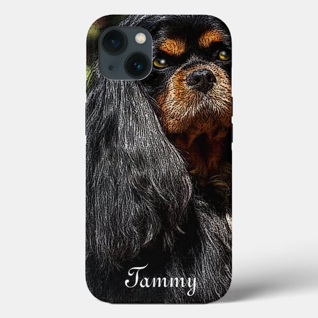 capot iphone, cavalier spaniel, iPhone 11 Coque (Verso)
