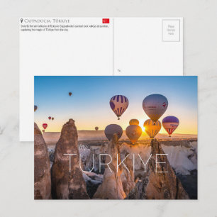 Cappadoce, Türkiye Carte Postale de Voyage
