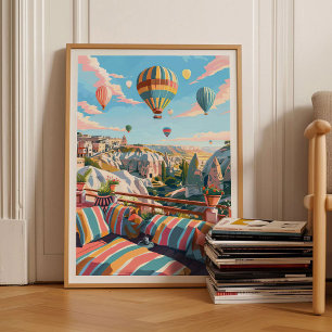 Cappadocia Print Cappadocia Illustration Turkey 