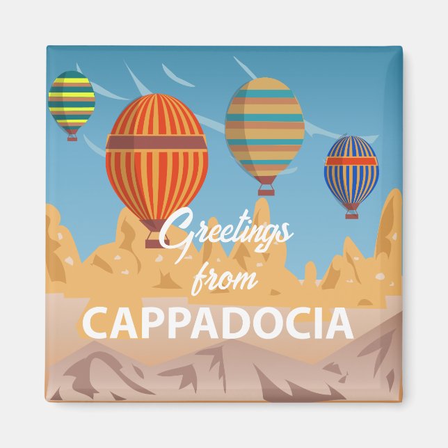 Cappadocia Turkey Travel Holiday magnet (Front)