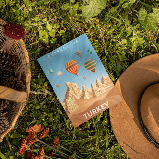 Cappadocia Turkey Travel Postcard