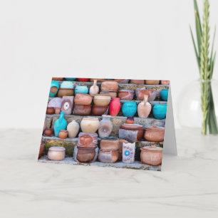 Cappadocian pottery card