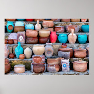 Cappadocian pottery poster