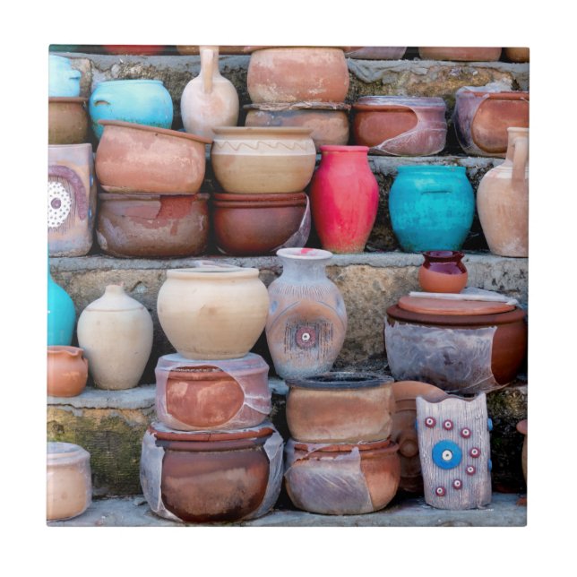 Cappadocian pottery tile (Front)