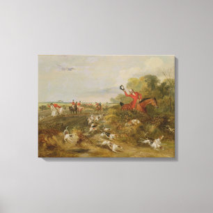 Capping on Hounds, Bachelor's Hall, 1836 (oil on c Canvas Print