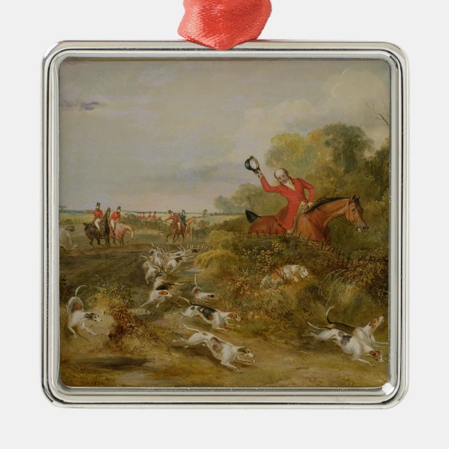 Capping on Hounds, Bachelor's Hall, 1836 (oil on c Metal Ornament (Front)