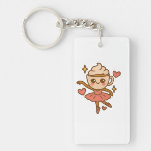 Cappuccina Ballerina Italian Ausweis Keychain
