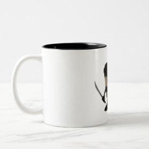 Cappuccino Assassino Funny Italian Two-Tone Coffee Mug