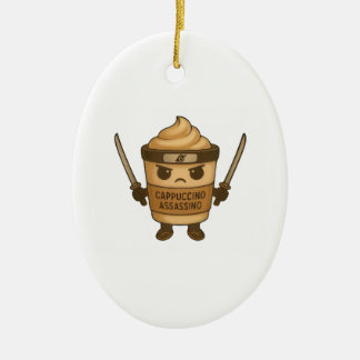 Cappuccino Assassino Italian Ceramic Ornament